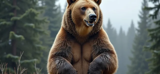 Grizzly ou ours brun européen : qui est le plus impressionnant en taille ?